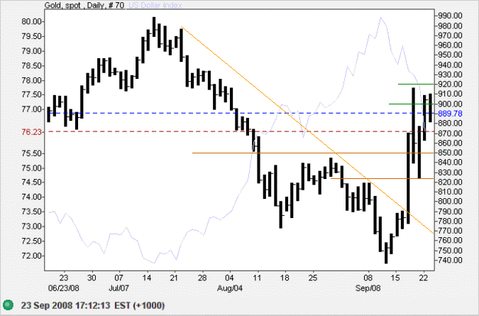 Spot Gold daily chart