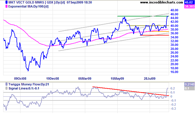 Market Vectors Gold Miners Index