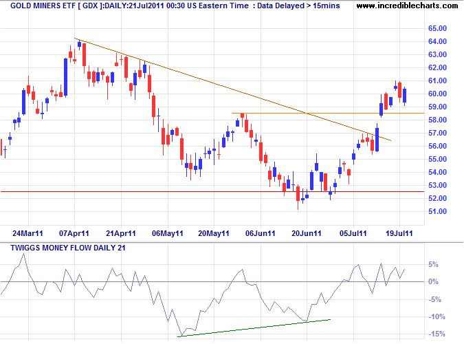 Market Vectors GDX Gold Index